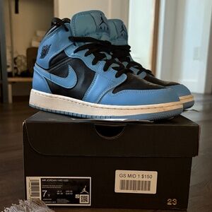 Jordan Kids Dress Shoes in Blue and Black